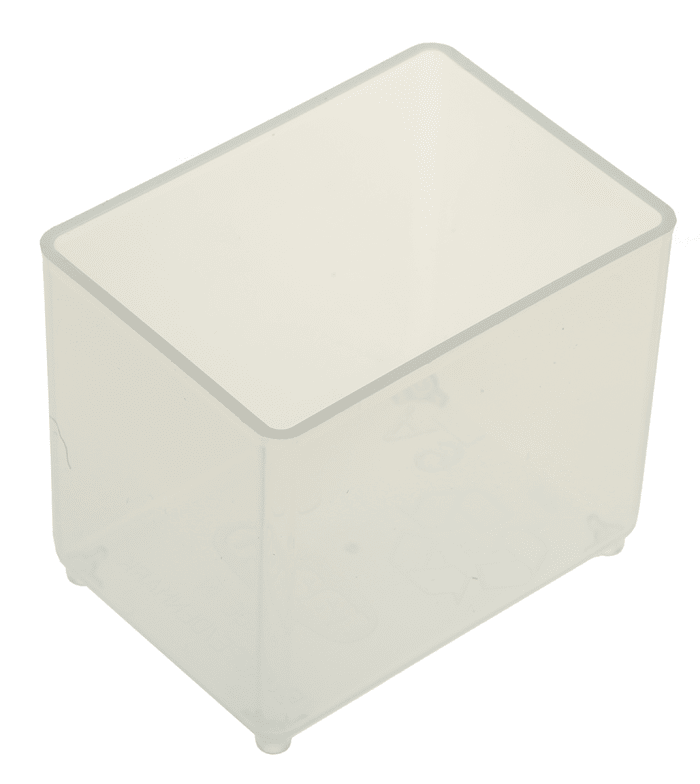 Raaco Transparent PP Compartment Box, 47mm x 39mm x 55mm