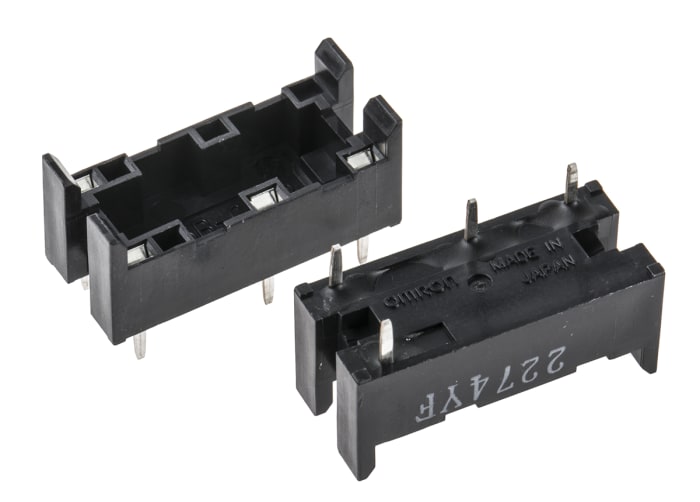Omron 4 Pin 380V ac DIN Rail Relay Socket, for use with G6B(U)-1114P-US-P6B, G6B-1174P-US-P6B