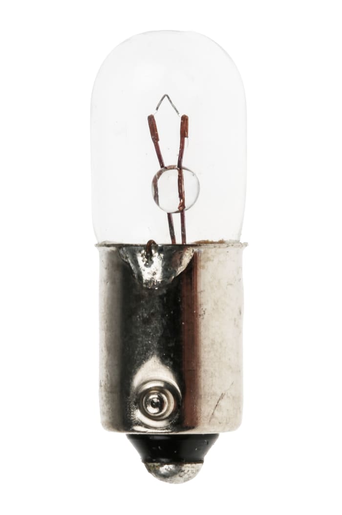 RS PRO BA9s Indicator Light, Clear, 6.5 V, 150 mA, 3000h