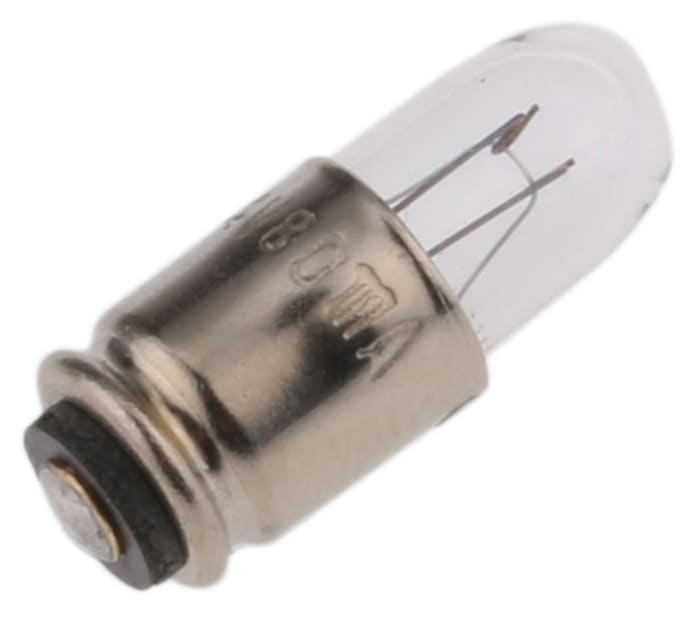 RS PRO Midget Groove Indicator Light, Clear, 14 V, 80 mA, 15000h