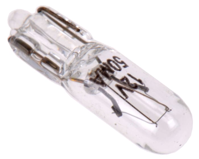 Luz indicadora, Casquillo Cuña, 12 V, 50 mA, Vida Útil 5000h