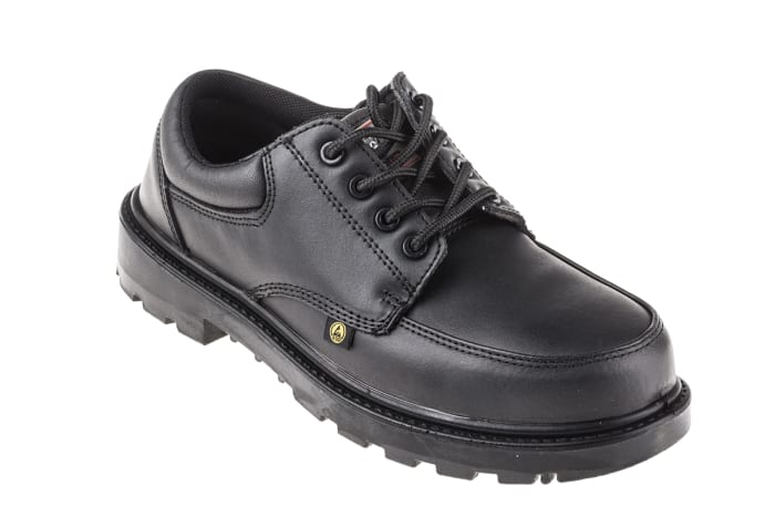 RS PRO Black Composite Toe Cap Men Safety Shoes, UK 7, EU 41