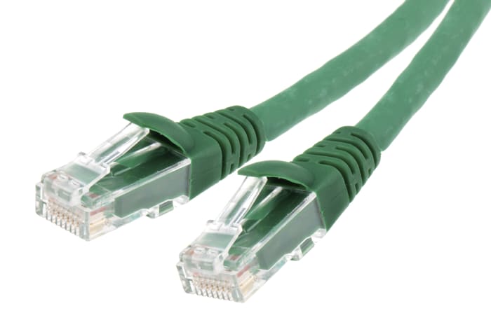 Câble Ethernet RS PRO catégorie 6, U/UTP, Vert, Longueur 5m LSZH, avec connecteur