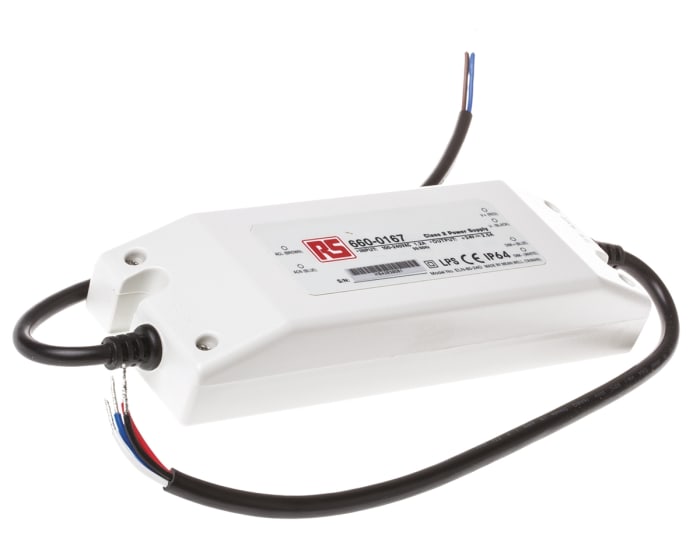 MEAN WELL, 24V Output, 60W Output, 2.5A Output, Constant Voltage