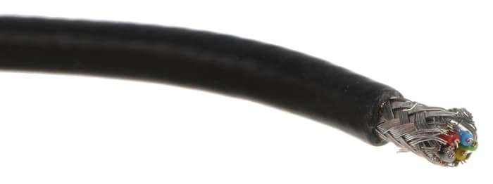 RS PRO Data Cable, 6 Cores, 0.055 mm², Screened, 30 AWG, 25m