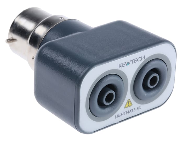 Kewtech Corporation Lightmate BC Şebeke Priz Test Cihazı Adaptörü, Lamba Bağlantı Elemanı İçin