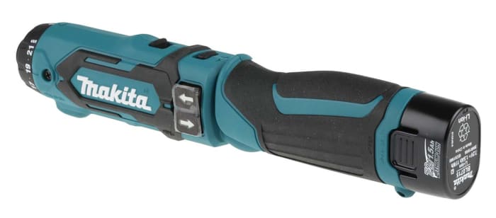 DF010DSLE Makita Makita DF012DSE 7.2V Electric Screwdriver Euro Plug 661 2362 RS Components