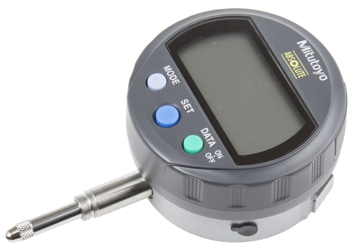 Mitutoyo 543-390BMetric Dial Indicator, 0 → 12 mm Measurement Range, 0.01 mm Resolution , ±0.003 mm Accuracy
