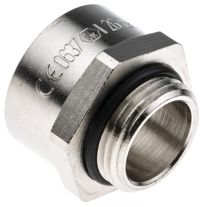 52104582 Lapp Lapp M20 → M25 Cable Gland Adaptor, Nickel Plated Brass
