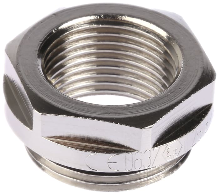 Lapp Cable Gland Adaptor, M25 Exterior Thread, M20 Interior Thread, Nickel Plated Brass, SKINDICHT Series