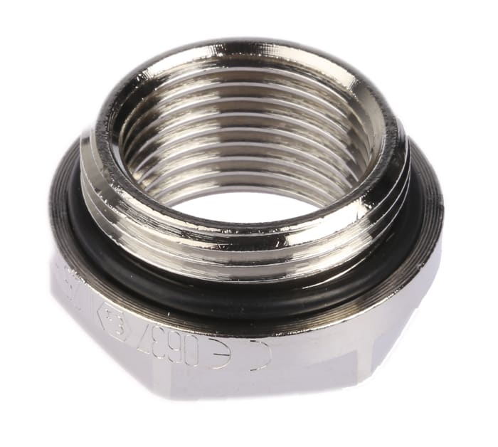 52104572 Lapp Lapp M25 → M20 Cable Gland Adapter, Nickel Plated Brass