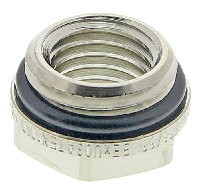 Lapp Cable Gland Adaptor, M16 Exterior Thread, M12 Interior Thread, Nickel Plated Brass, SKINDICHT Series