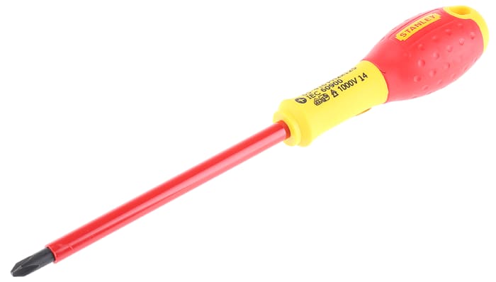 Tournevis isolé Stanley, pointe Phillips PH2, VDE/1000V