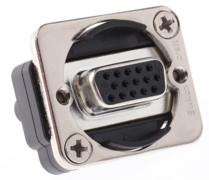 Switchcraft D Sub Adapter Male 15 Way D-Sub to Female 15 Way D-Sub