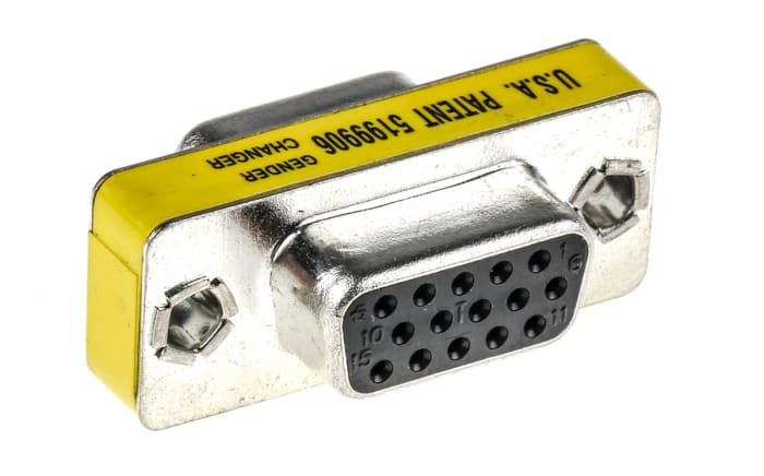 Switchcraft D Sub Adapter Female 15 Way D-Sub to Female 15 Way D-Sub