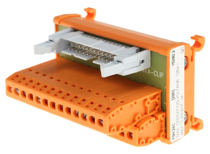 Module d'interface HE10 26 Contacts, Mâle, Montage sur Rail DIN