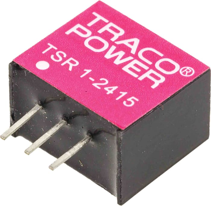 TRACOPOWER Switching Regulator, Through Hole, 1.5V dc Output Voltage, 4.6 → 36V dc Input Voltage, 1A Output