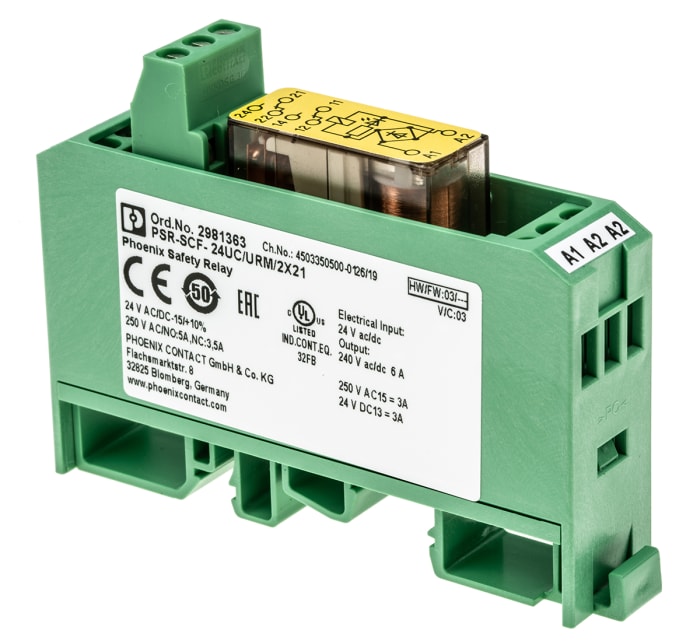 2981363 Phoenix Contact Phoenix Contact DIN Rail Force Guided Relay