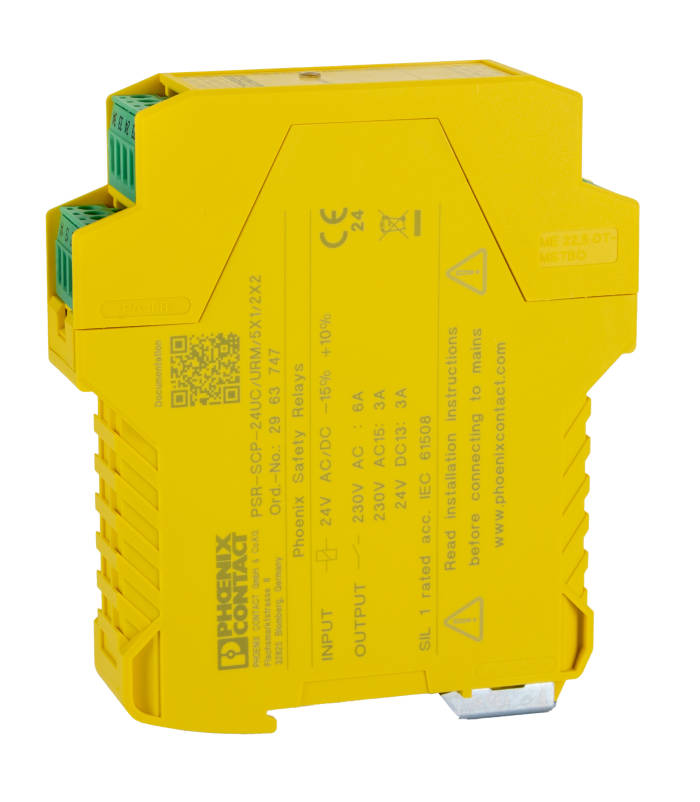 Phoenix Contact DIN Rail Force Guided Relay, 24V dc Coil Voltage, 5PST, DPST