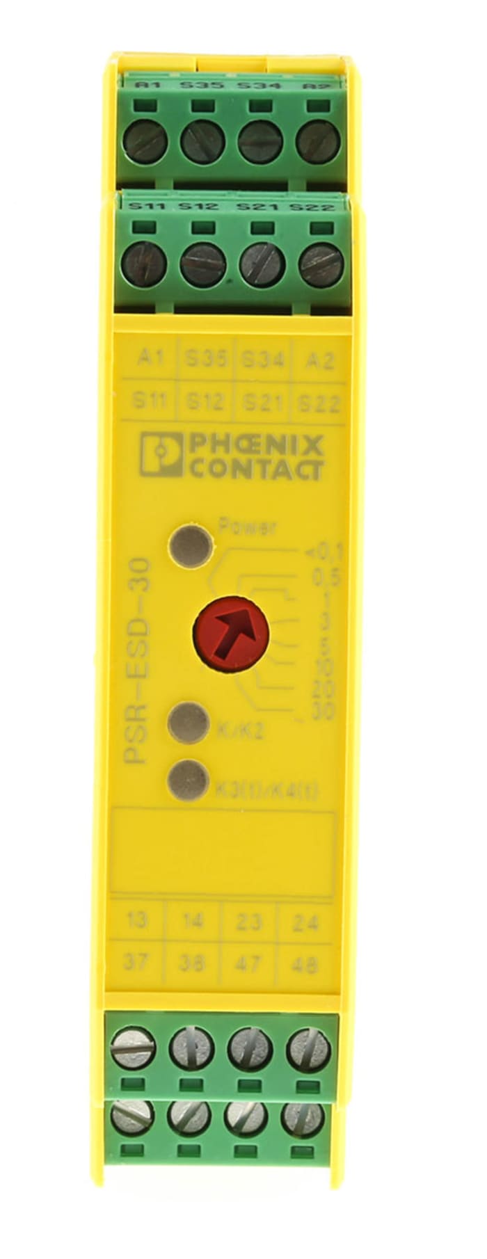 Phoenix Contact PSRclassic PSR-SCP- 24DC/ESD/4X1/30 Emergency Stop Safety Relay, 24V dc, Dual-Channel, 2 Safety Contacts