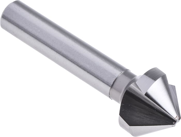 Avellanador cónico a 90° Dormer, HSS, cabezal de 20.5mm de 3 ranuras, longitud 63 mm, piezas