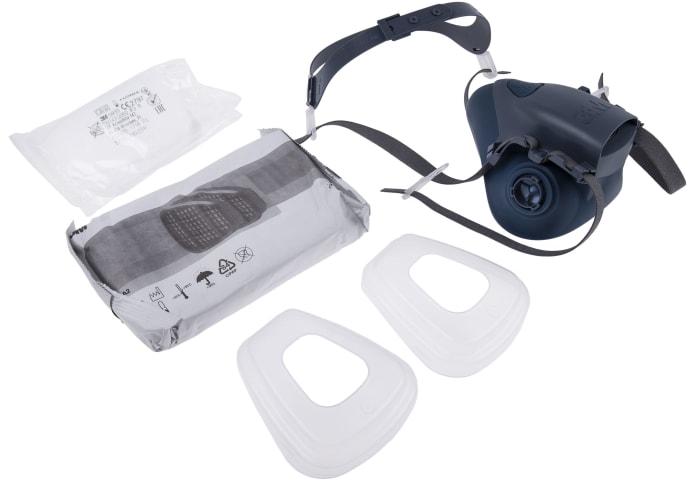 7523M 3M | 3M 7500 Series Half Mask Respirator Mask, Size M ...