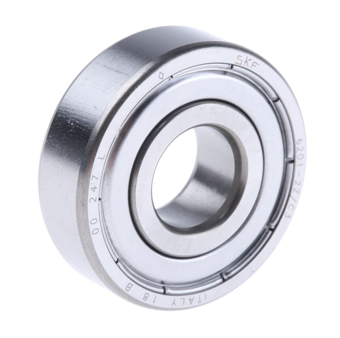 SKF 6201 2Z C3 Single Row Deep Groove Ball Bearing Both Sides Shielded End Type 12mm I.D 32mm O.D