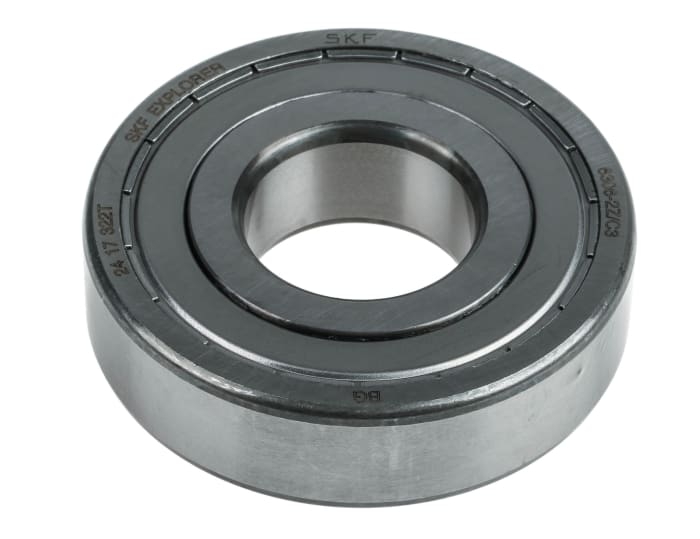 SKF 6306-2Z/C3 Single Row Deep Groove Ball Bearing- Both Sides Shielded 30mm I.D, 72mm O.D