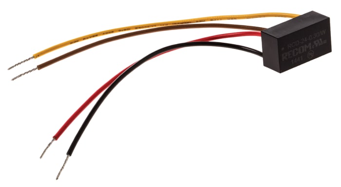 Recom LED Driver, 2 → 35V dc Output, 10.5W Output, 300mA Output, Constant Current Dimmable