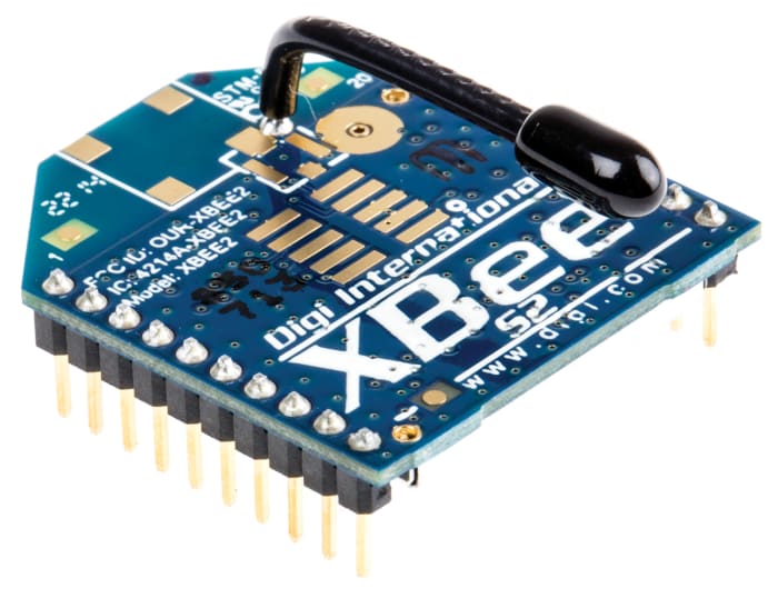 Módulo ZigBee Digi International XB24-Z7WIT-004 +3dBm -96dBm ADC, DIO, UART Serie, WPAN 2.1 → 3.6V dc 32.94 x