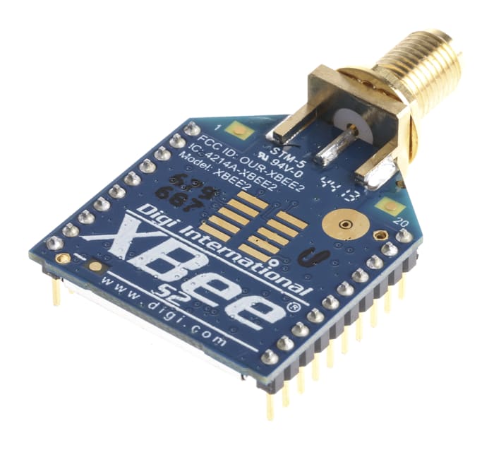 Digi International Xbee ZigBee Module, +3dBm, ADC, DIO, UART Serial, WPAN