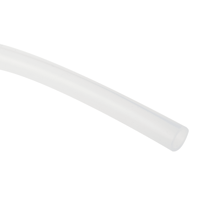 RS PRO Silicone, Flexible Tube, 8mm ID, 11.2mm OD, Translucent, 3m