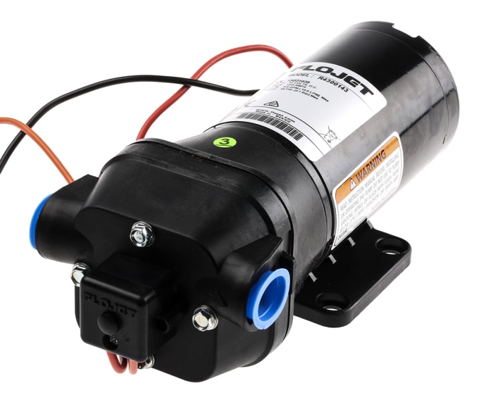 Pompe volumétrique Xylem Flojet, 19L/min., 12 V c.c. Diaphragme Electrique, 3,1 bars R4300