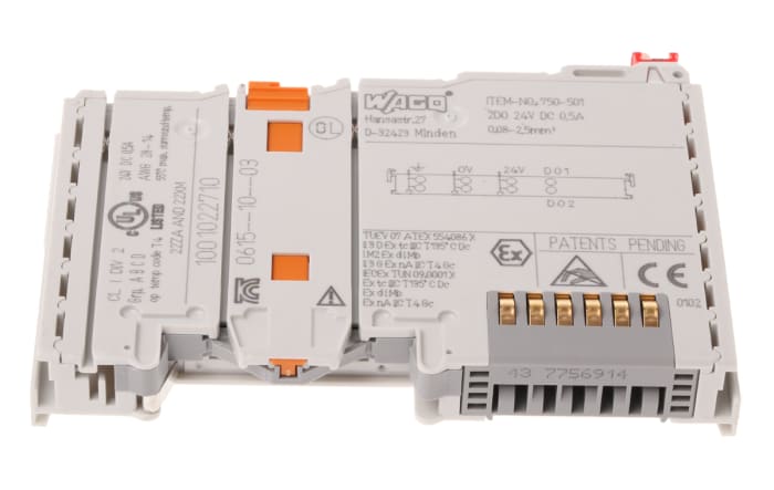 WAGO TM5 Series PLC I/O Module for Use with 750 Series, Digital