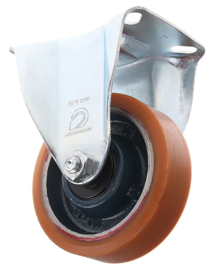 LAG Fixed Castor Wheel, 300kg Capacity, 100mm Wheel