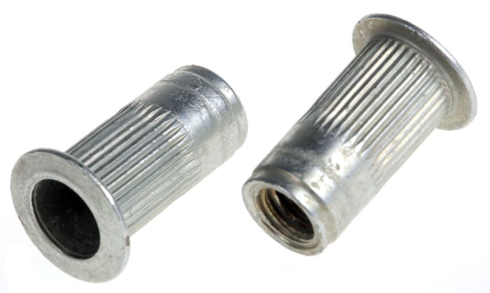 AVK Plain, M5 Steel Threaded Insert, 10.54mm diameter 7.6mm Depth 8mm
