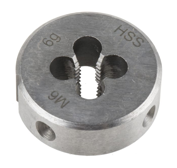 RS PRO Thread Die, M6 x 1mm Pitch, 25mm od