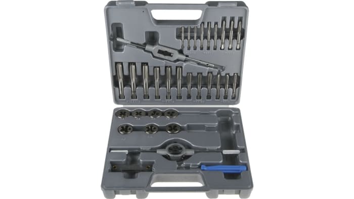 RS PRO RS PRO 32 Piece HSS Tap Die Set M3 M12 Taps M3