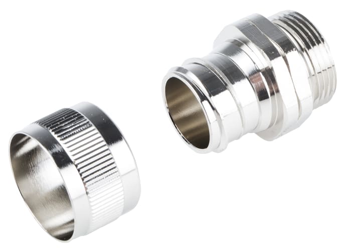 RS PRO Swivel, Cable Conduit Fitting, 25mm Nominal Size, M25x1.5, Brass