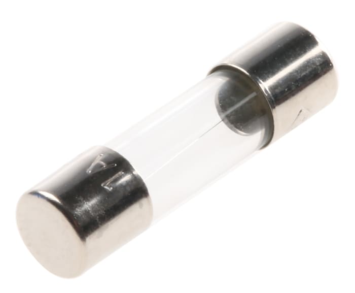 RS PRO 1A F Glass Cartridge Fuse, 5 x 20mm