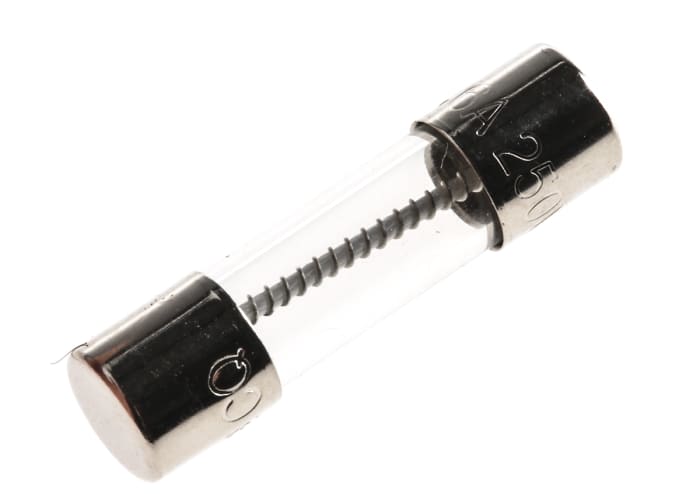 RS PRO 1.6A T Glass Cartridge Fuse, 5 x 20mm