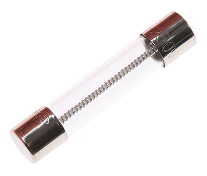 RS PRO 3A T Glass Cartridge Fuse, 6.3 x 32mm