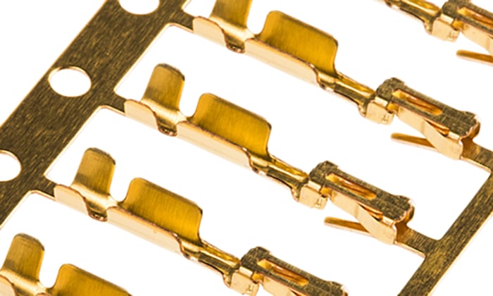 TE Connectivity AMPMODU MOD IV Series Female Crimp Terminal, 24AWG Min, 20AWG Max
