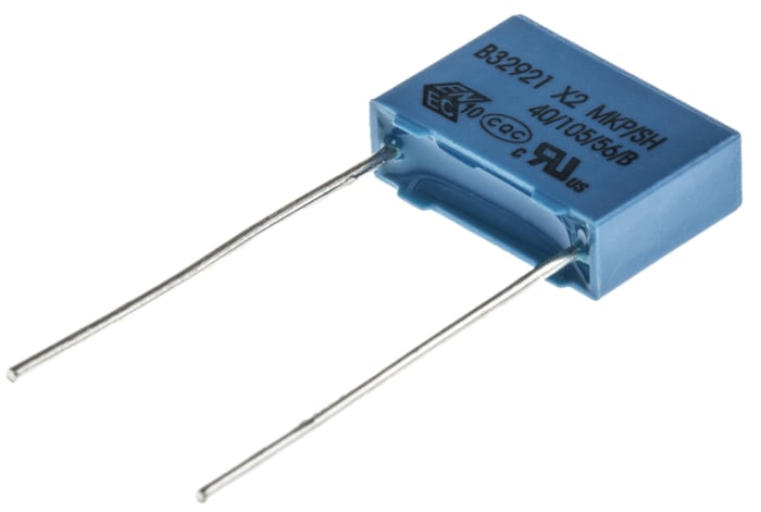 EPCOS B32921C Polypropylene Film Capacitor, 305V ac, ±20%, 10nF, Through Hole