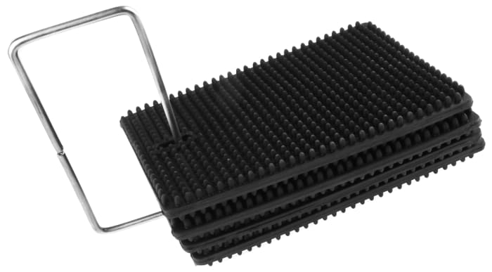 Anti slip ladder mat top