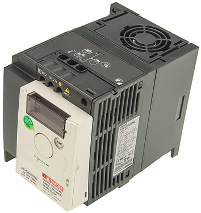 Schneider Electric Inverter Drive, 2.2 kW, 1 Phase, 230 V ac, 20.2 A, ATV 12 Series