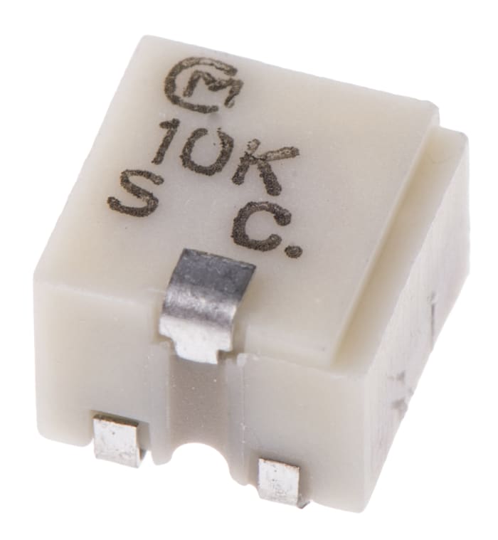 Potenciómetro para PCB Bourns serie PVG5, 10kΩ máximo, ±10%, ±150ppm/°C, 0.25W, vueltas: 12, , SMD