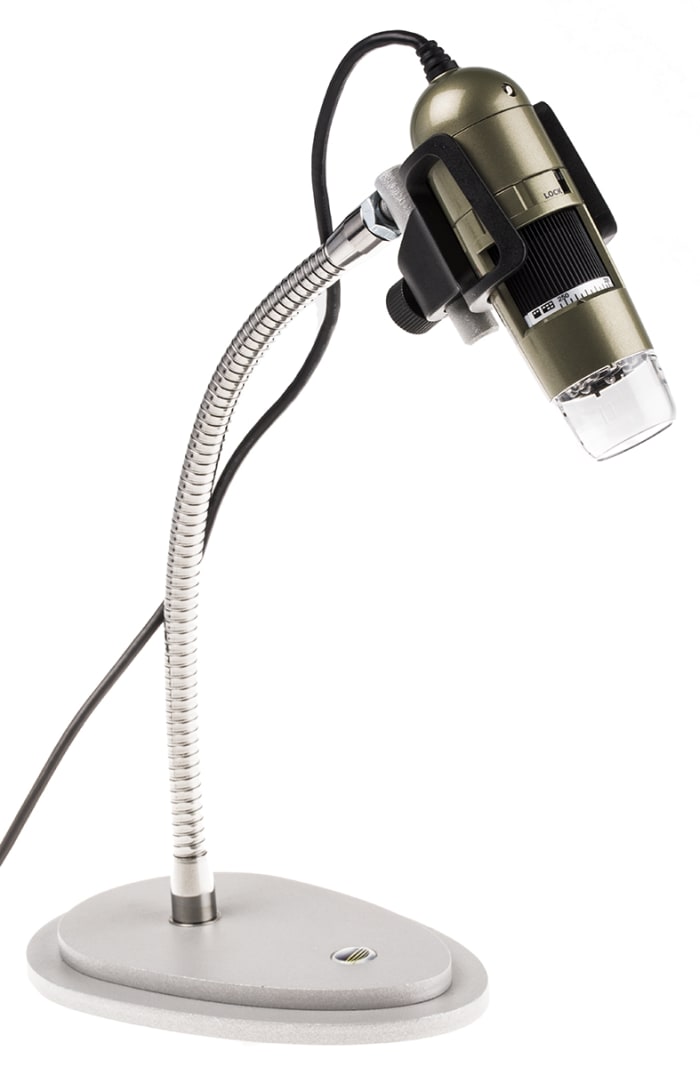 Dinolite AM413T USB 2.0 Microscope, 1300000 pixel, 200 X, 10 → 50 X Magnification