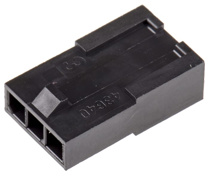 43640-0301 Molex | Molex, Micro-Fit 3.0 Male Connector Housing, 3mm ...