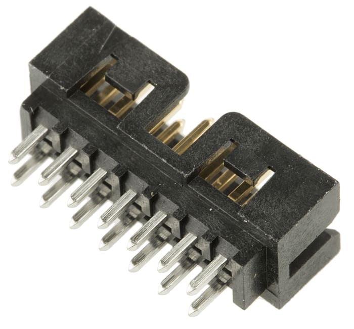 Molex Milli-Grid Series Straight Through Hole PCB Header, 14 Contact(s), 2.0mm Pitch, 2 Row(s), Shrouded